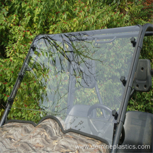 5mm thick transparent polycarbonate windshield panel